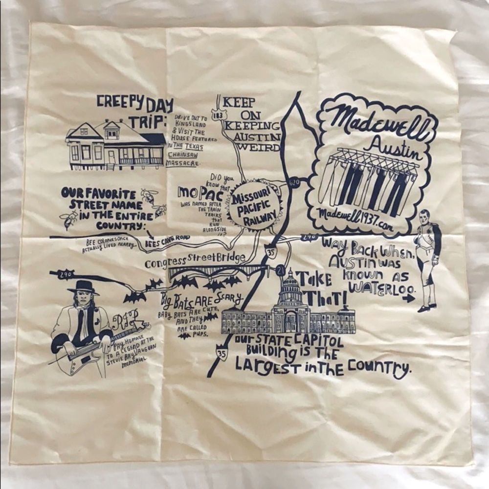 Madewell 1937 Austin, Texas bandana - vintage!
